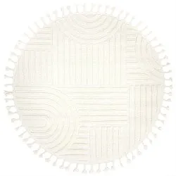 Runde tepper - Campbell (offwhite)