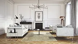 Wilton-teppe - Jervis (grå/beige)