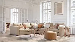Wilton-teppe - Ruth (lysebeige)