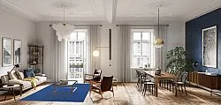 Ullteppe - Hamilton (Classic Blue)