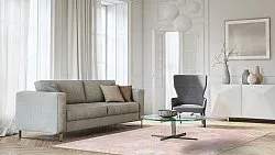 Wilton-teppe - Ruth (lysebeige)