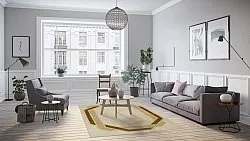 Wilton-teppe - Olympia (beige/brun)