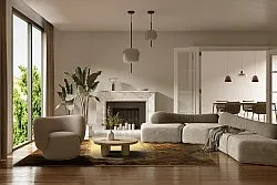 Wilton-teppe - Agost (brun/beige)