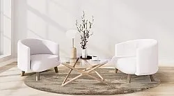 Runde tepper - Aranga Super Soft Fur (brun)