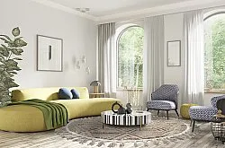 Runde tepper - Dover (beige)