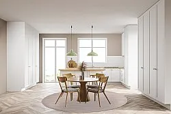 Runde tepper - Hamilton (Silver Grey)