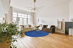 Runde tepper - Hamilton (Classic Blue)