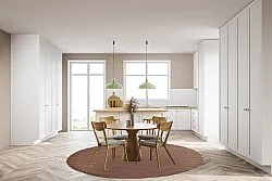 Runde tepper - Hamilton (Deep Taupe)