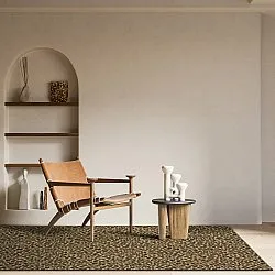 Wilton-teppe - Leopard (brun)