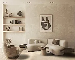 Wilton-teppe - Vevila (beige)
