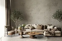 Runde tepper - Wren (offwhite)