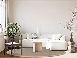 Runde tepper (sisal) - Agave (lett taupe)