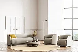 Runde tepper (sisal) - Agave (beige/beige