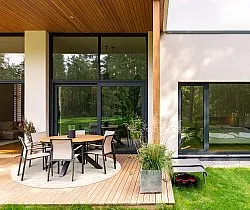 Runde tepper - Indoor/Outdoor Baltimore (cream)