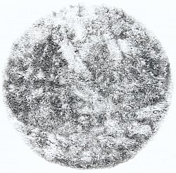 Runde tepper - Janjira (silver)
