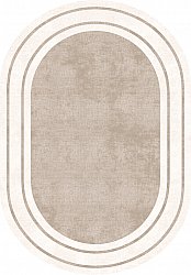 Ovalt teppe - Josie (beige)