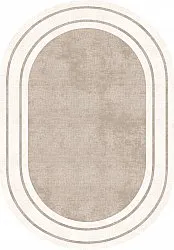 Ovalt teppe - Josie (beige)
