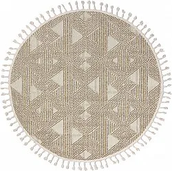 Runde tepper - Indoor/Outdoor Lennon (beige)