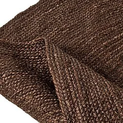 Rund jutematte - Amasia (brun)