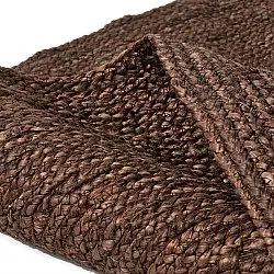 Rund jutematte - Amasia (brun)