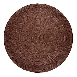 Rund jutematte - Amasia (kaffe)