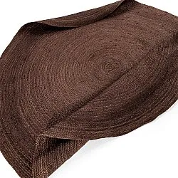 Rund jutematte - Amasia (kaffe)