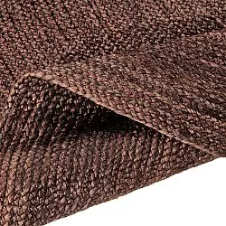 Rund jutematte - Amasia (kaffe)