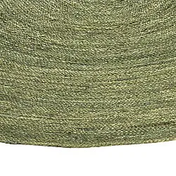 Rund jutematte - Amasia (oliven)