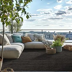 Juteteppe - Amasia (svart)