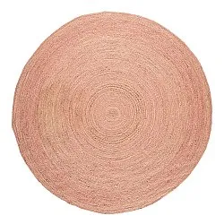 Rund jutematte - Amasia (tan)
