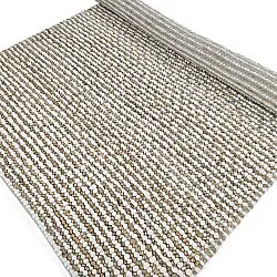 Juteteppe - Bally Jute/wool Bubble (natur/hvit)