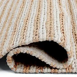 Juteteppe - Howrah Braided Jute (natur/hvit)