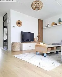 Innendørs/Utendørs tepper - Brussels Diamond (hvit)