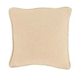 Putetrekk - Denisa Fishbone (beige/hvit)