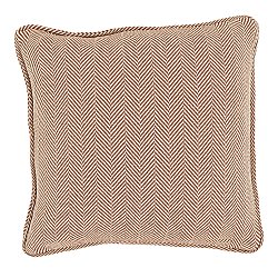 Putetrekk - Denisa Fishbone (brun/hvit)