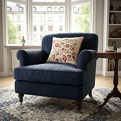 Putetrekk - Kalmar Embroidered Cushion Cover (multi)