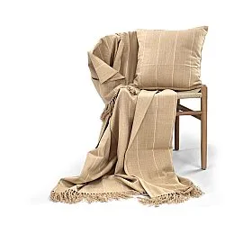 Putetrekk - Martina Stripe (beige/hvit)