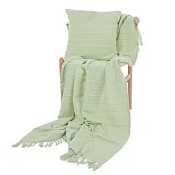 Putetrekk - Nalani cotton cushion cover (lysegrønn)