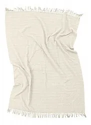 Pledd - Nalani cotton throw (krem)