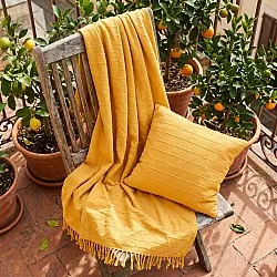 Pledd - Nalani cotton throw (oransje)