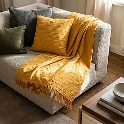 Pledd - Nalani cotton throw (oransje)