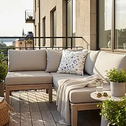 Putetrekk - Stavanger Embroidered Cushion Cover (multi)
