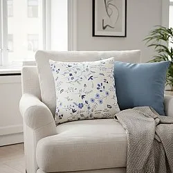 Putetrekk - Stavanger Embroidered Cushion Cover (multi)