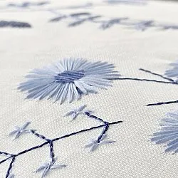 Putetrekk - Stavanger Embroidered Cushion Cover (multi)