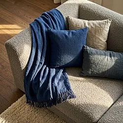 Putetrekk - Veya cotton cushion cover (marineblå)