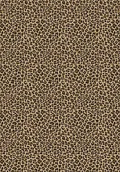 Wilton-teppe - Leopard (brun)