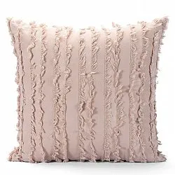 Putetrekk - Boho Linen 45 x 45 cm (beige)