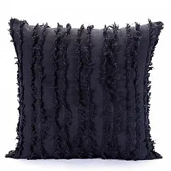 Putetrekk - Boho Linen 45 x 45 cm (mørke blå)