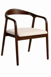 Armstol - Aspa (mørk brun/beige) - 2 stk