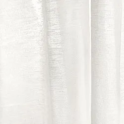 Gardiner 2-pk - Linmixgardin Lumira (hvit)
